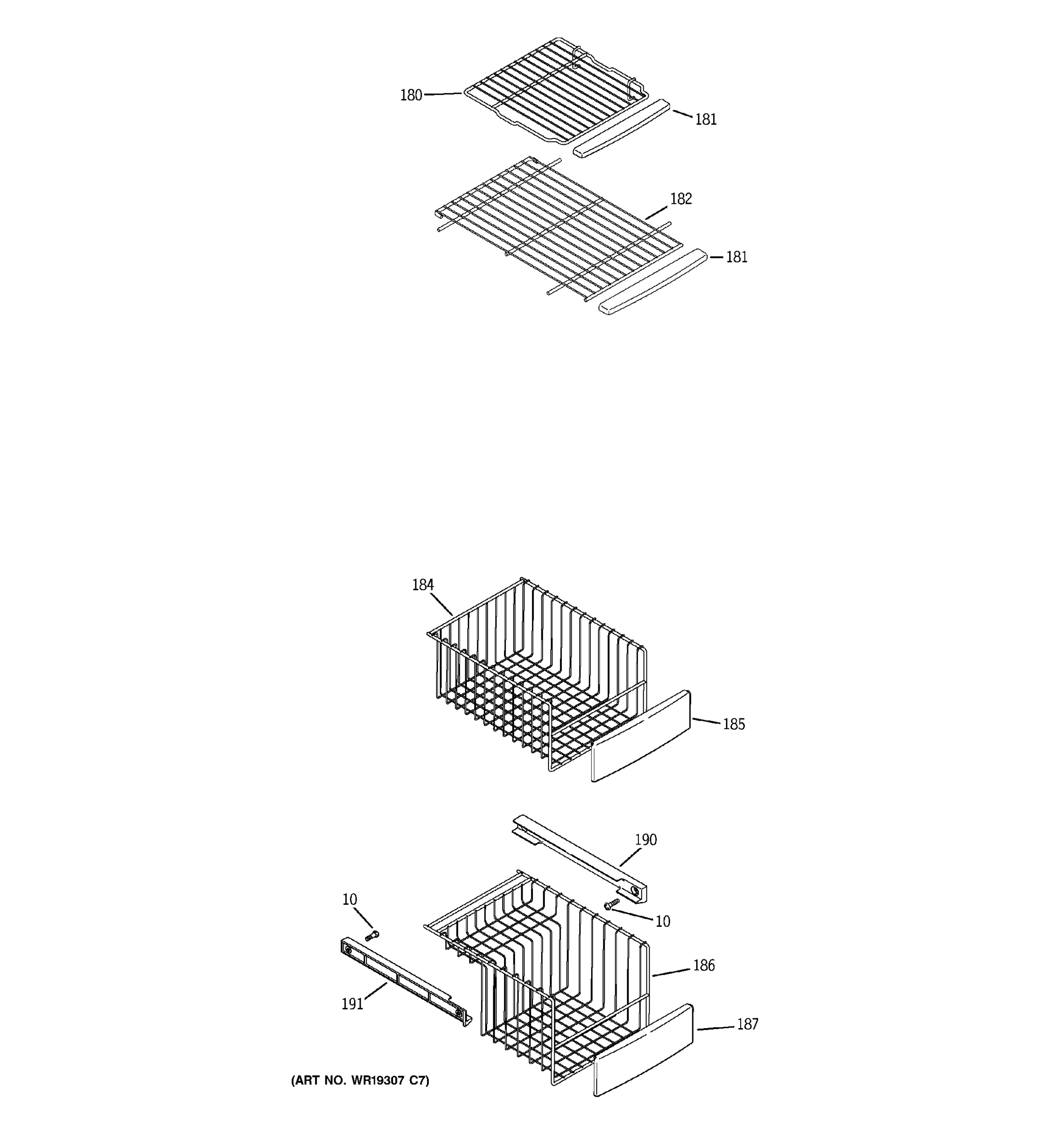 FREEZER SHELVES