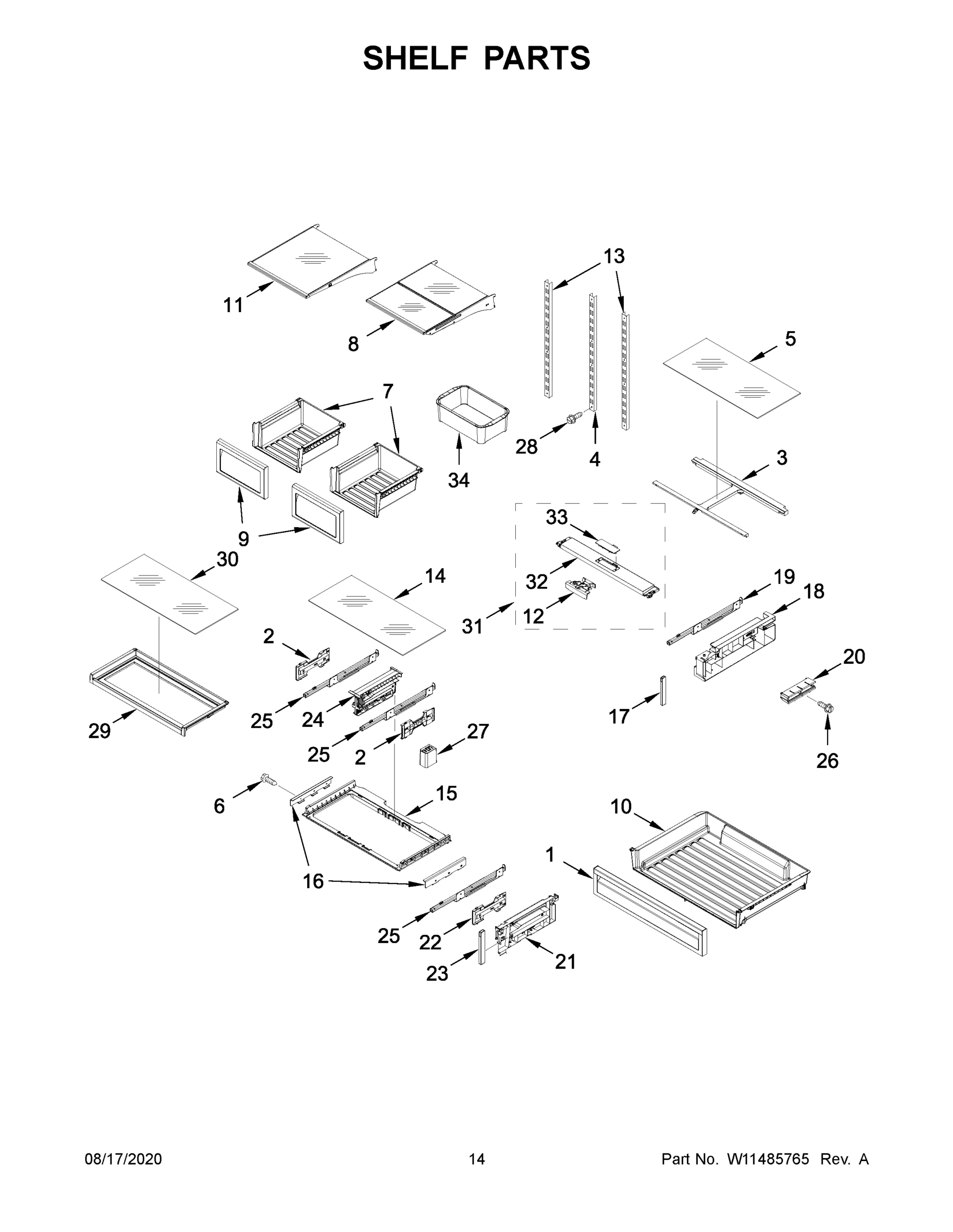 08 - SHELF PARTS
