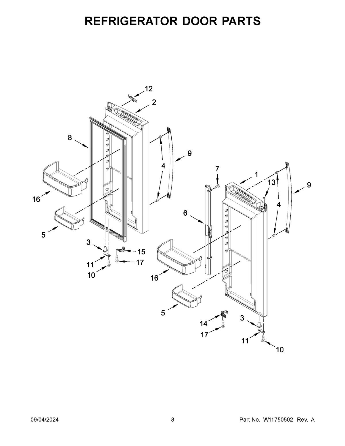 05 - REFRIGERATOR DOOR PARTS