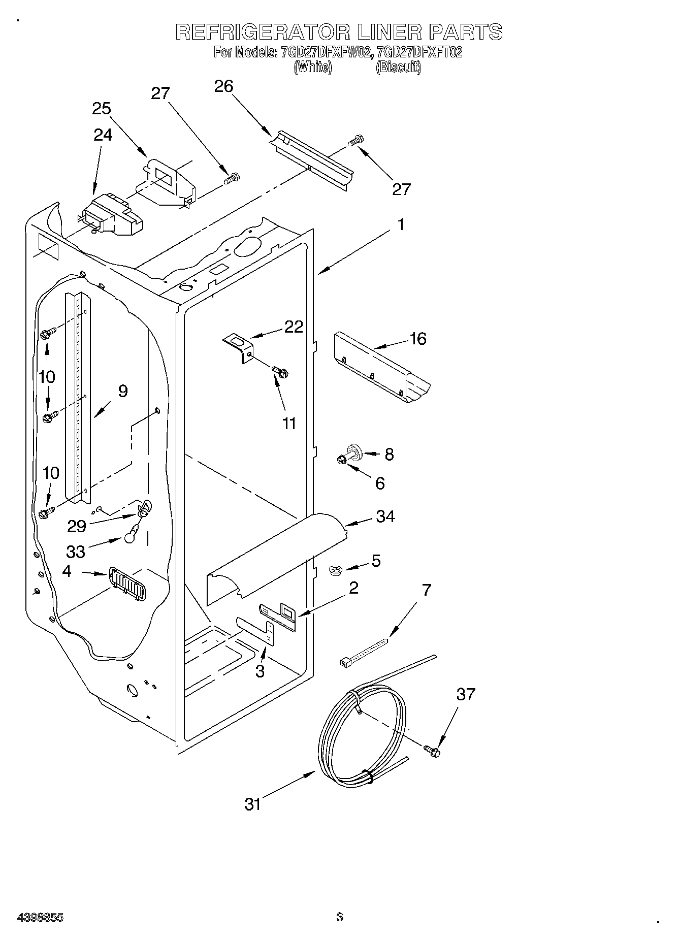 02 - REFRIGERATOR LINER