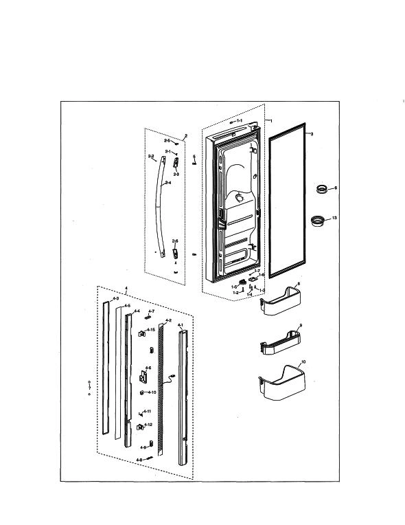REFRIGERATOR LEFT DOOR