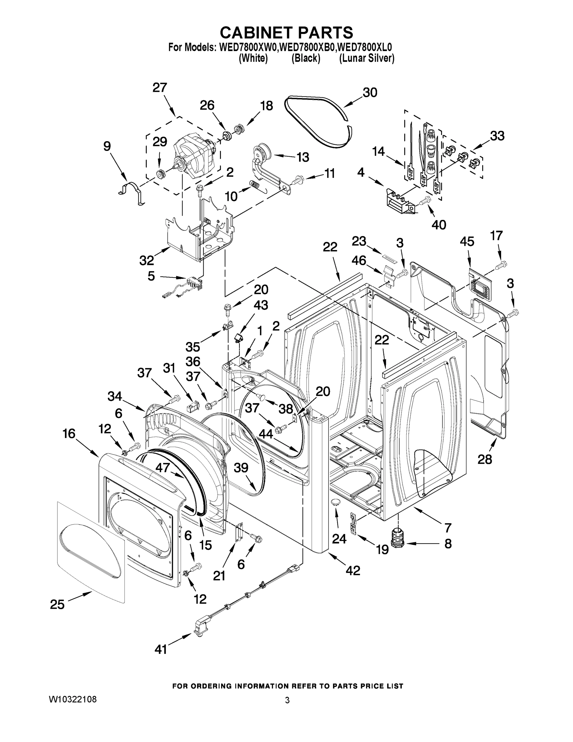 02 - CABINET PARTS