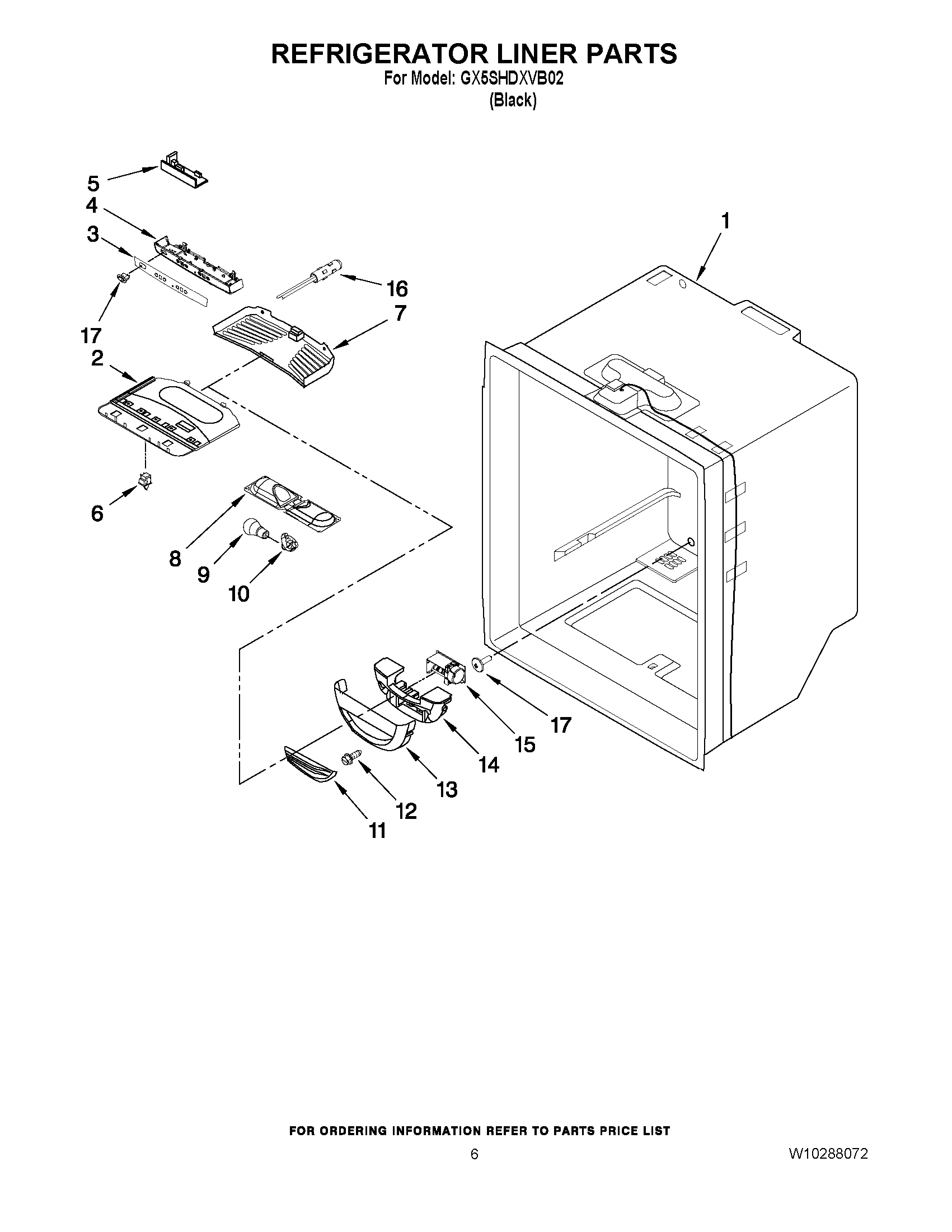 04 - REFRIGERATOR LINER PARTS