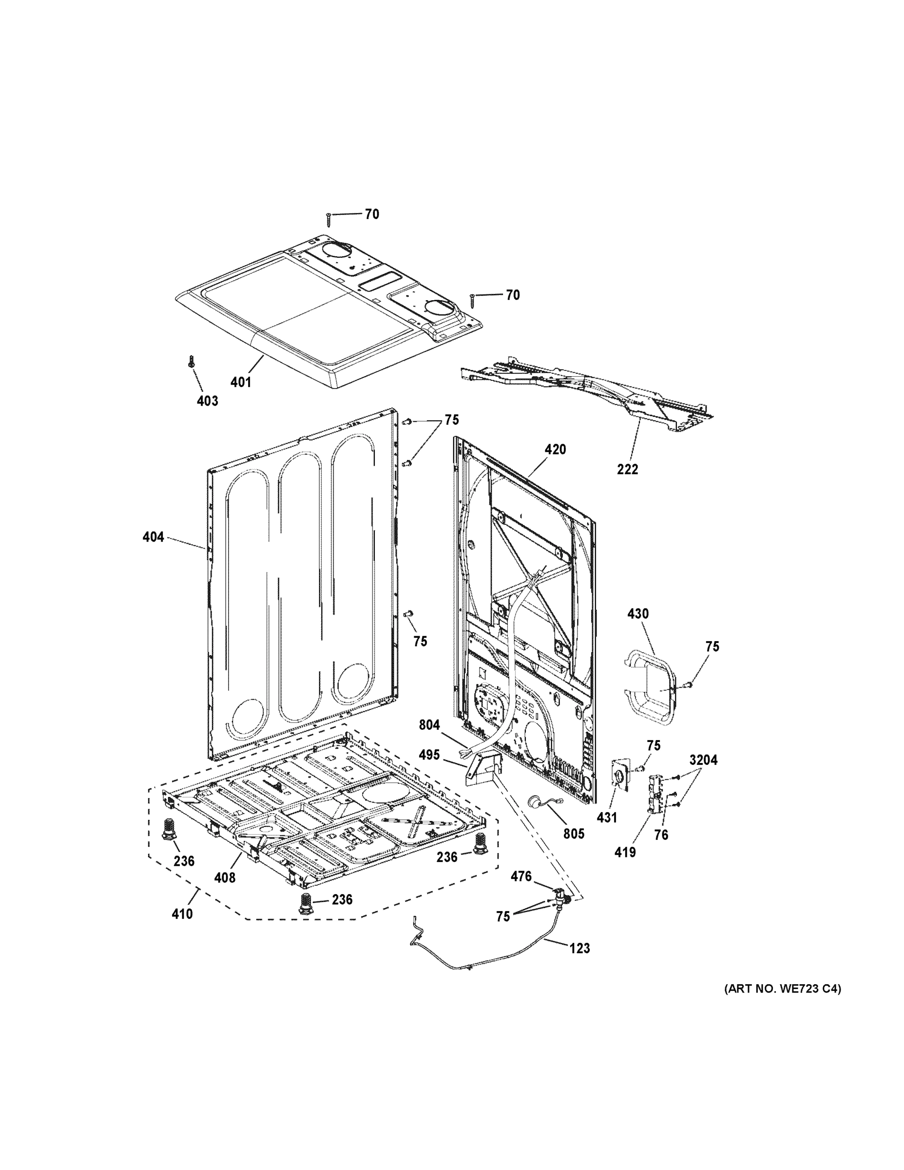 CABINET & TOP PANEL