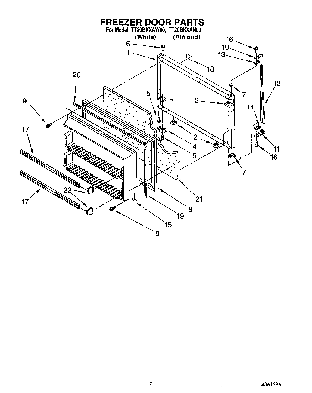 06 - FREEZER DOOR