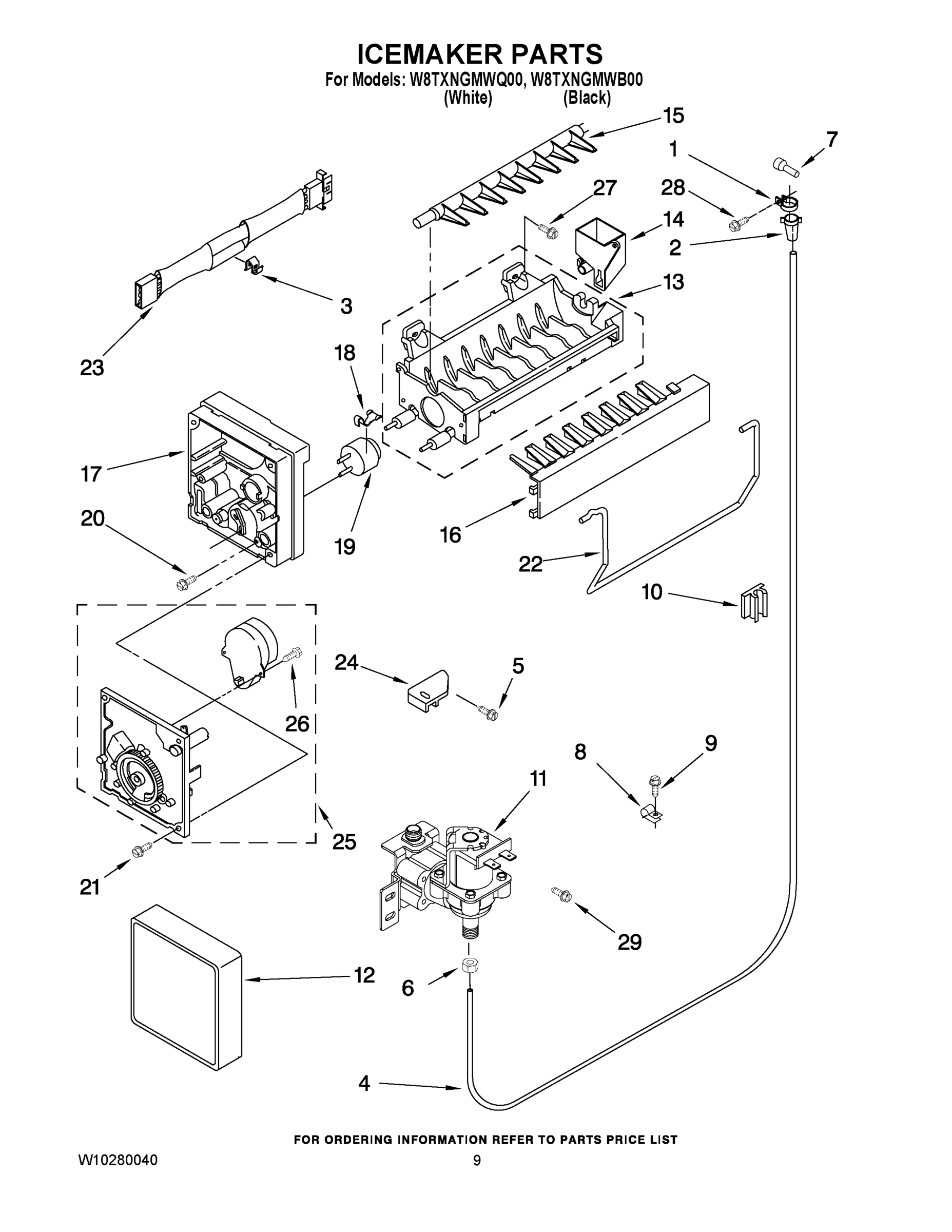 05 - ICEMAKER PARTS