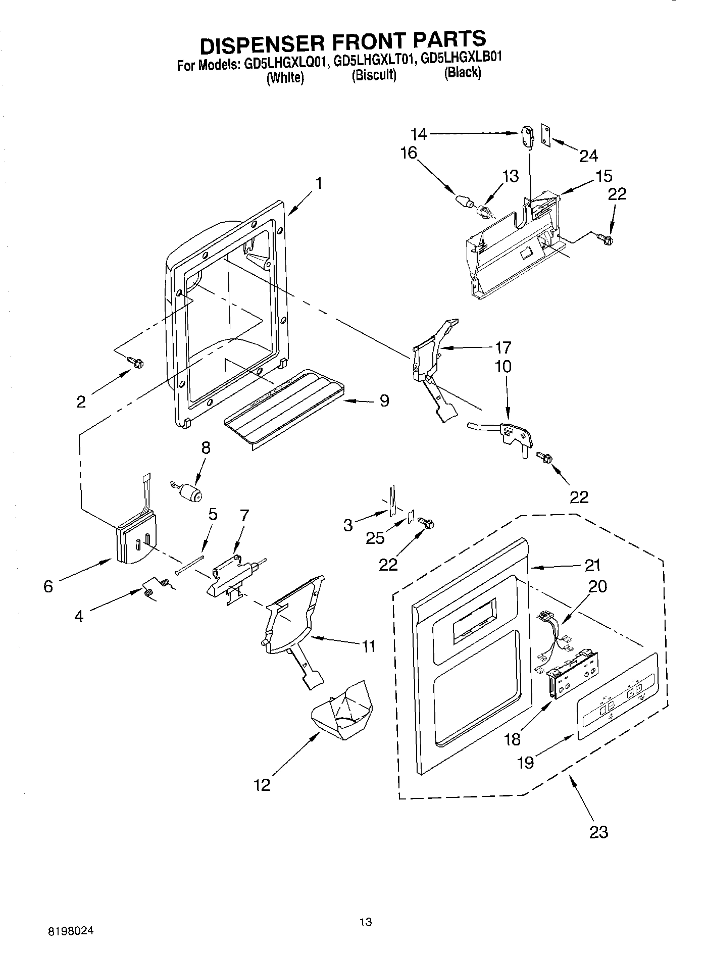 08 - DISPENSER FRONT