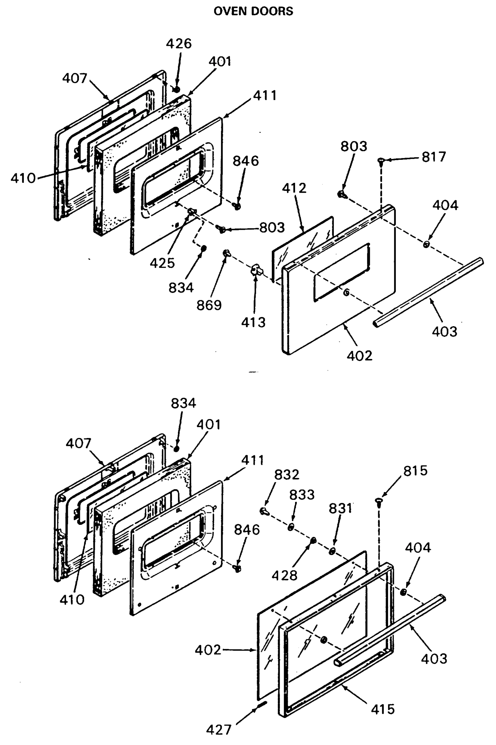 OVEN DOORS