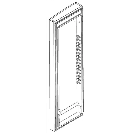 WR78X22104 GE Refrigerator Door Assembly