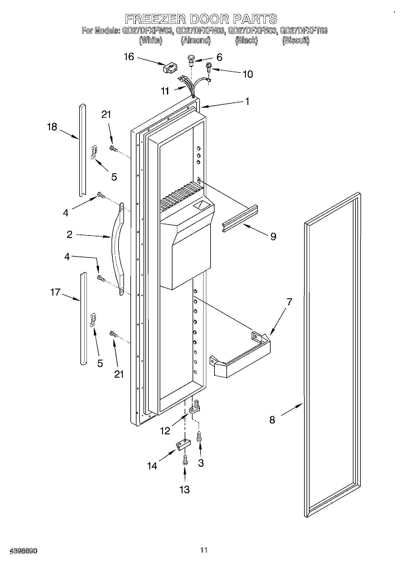 07 - FREEZER DOOR