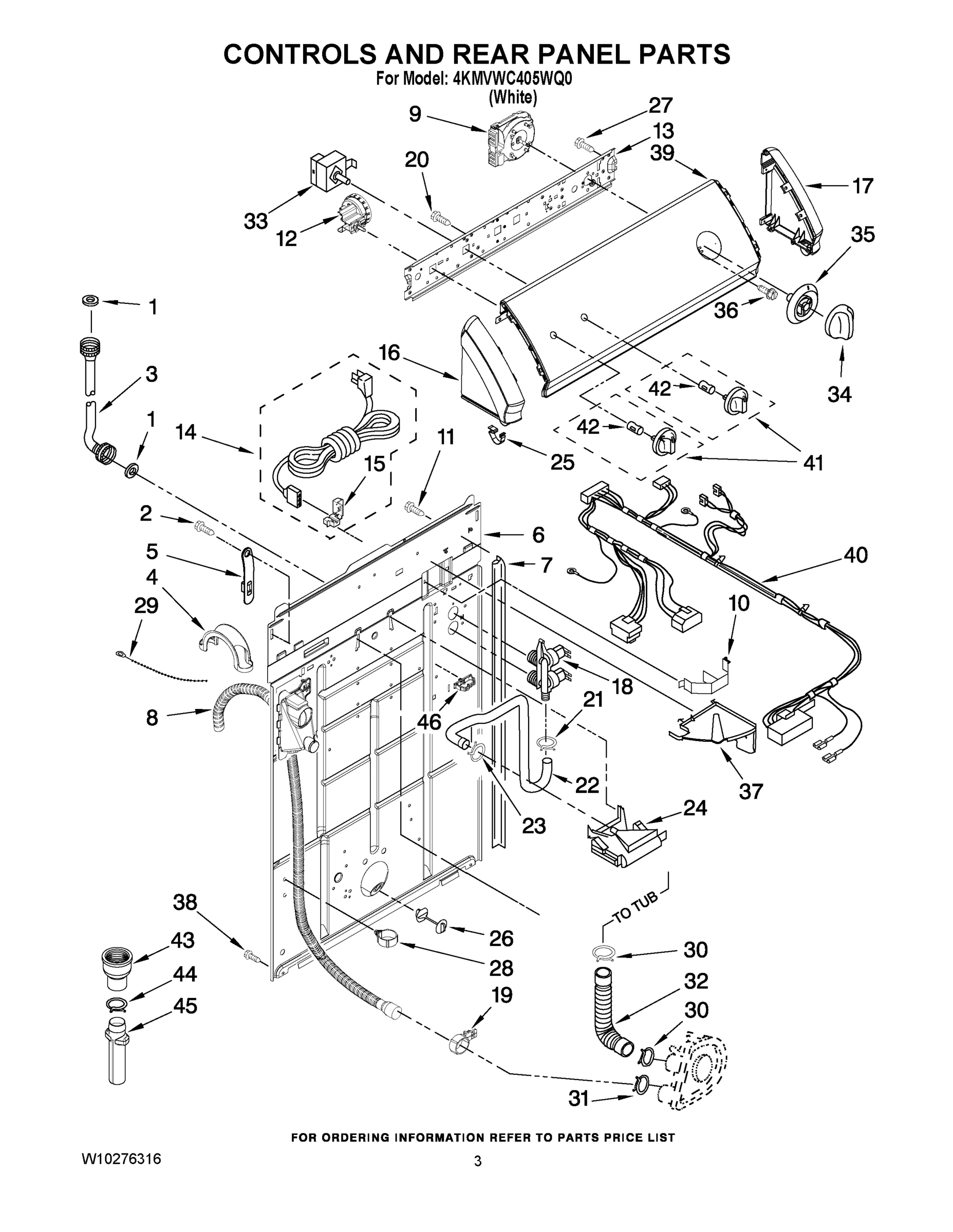 02 - CONTROLS AND REAR PANEL PARTS