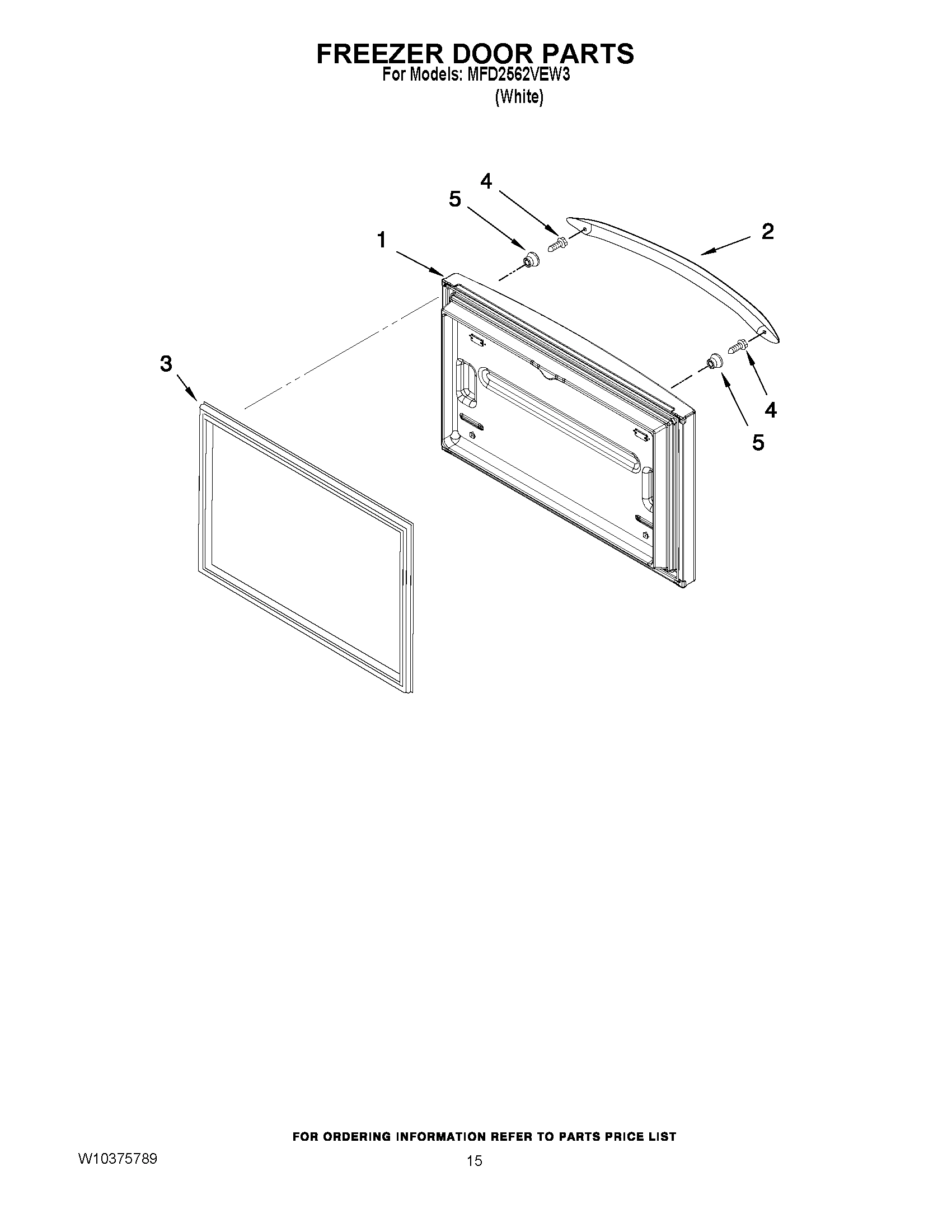 08 - FREEZER DOOR PARTS