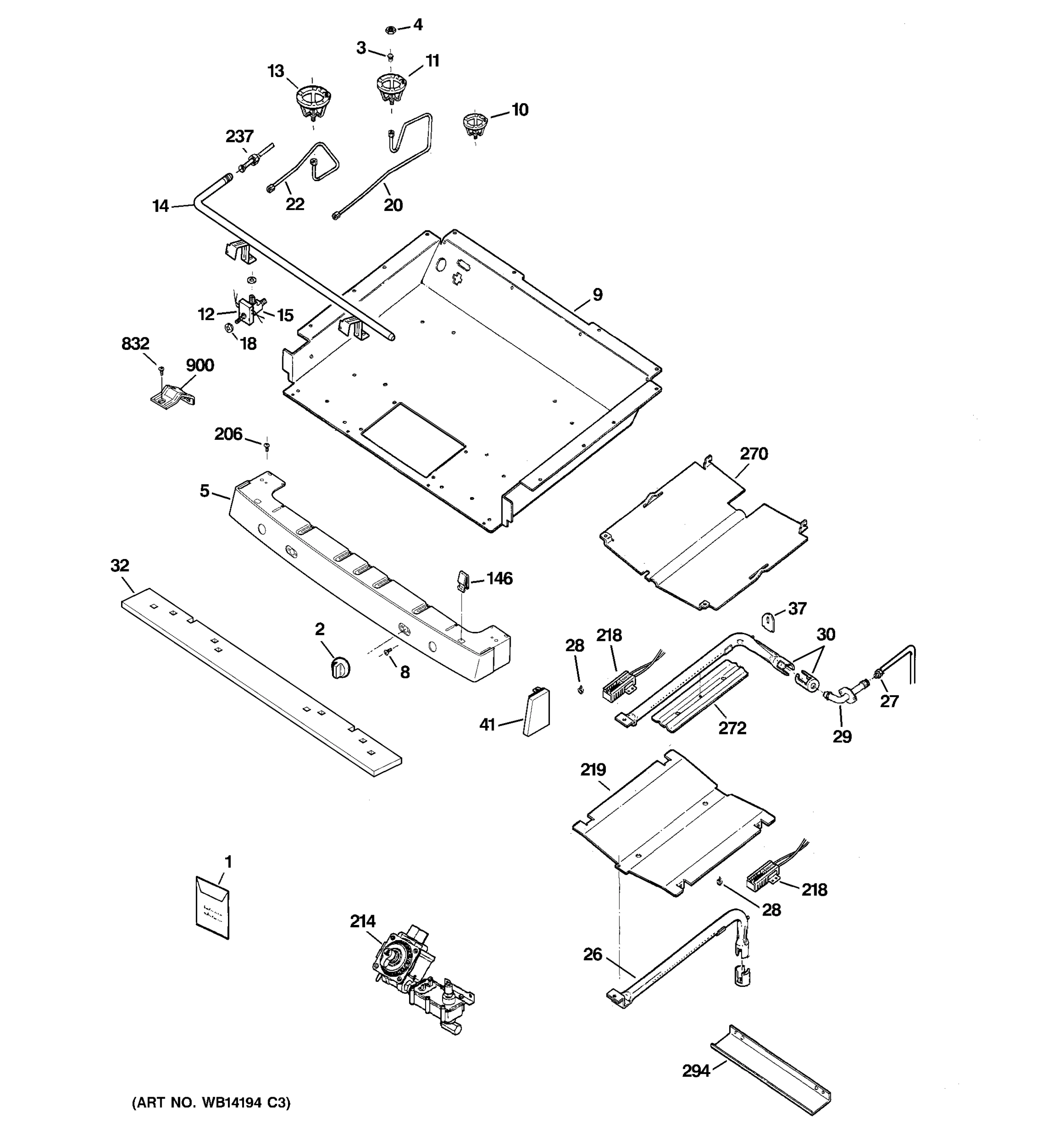 GAS & BURNER PARTS
