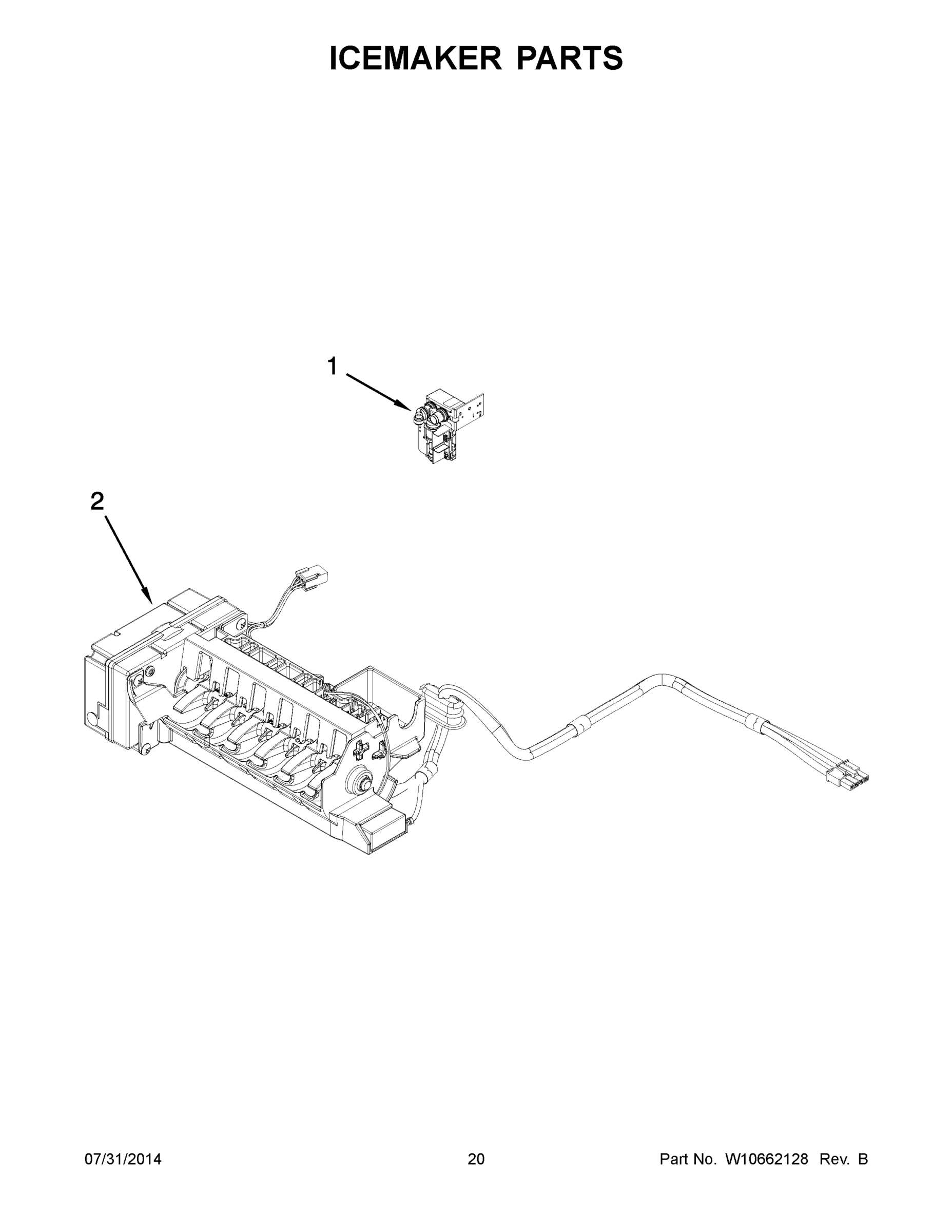 11 - ICEMAKER PARTS
