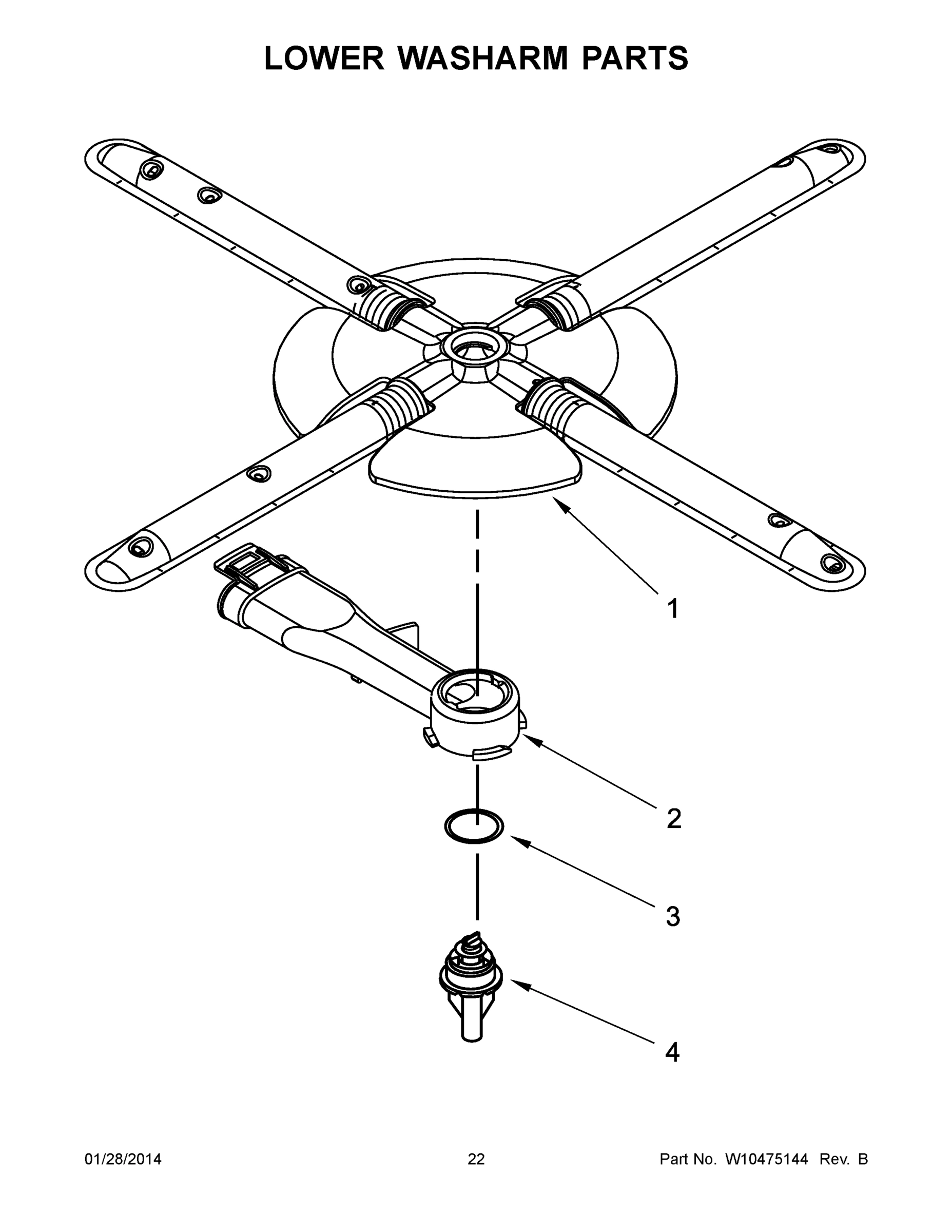 12 - LOWER WASHARM PARTS