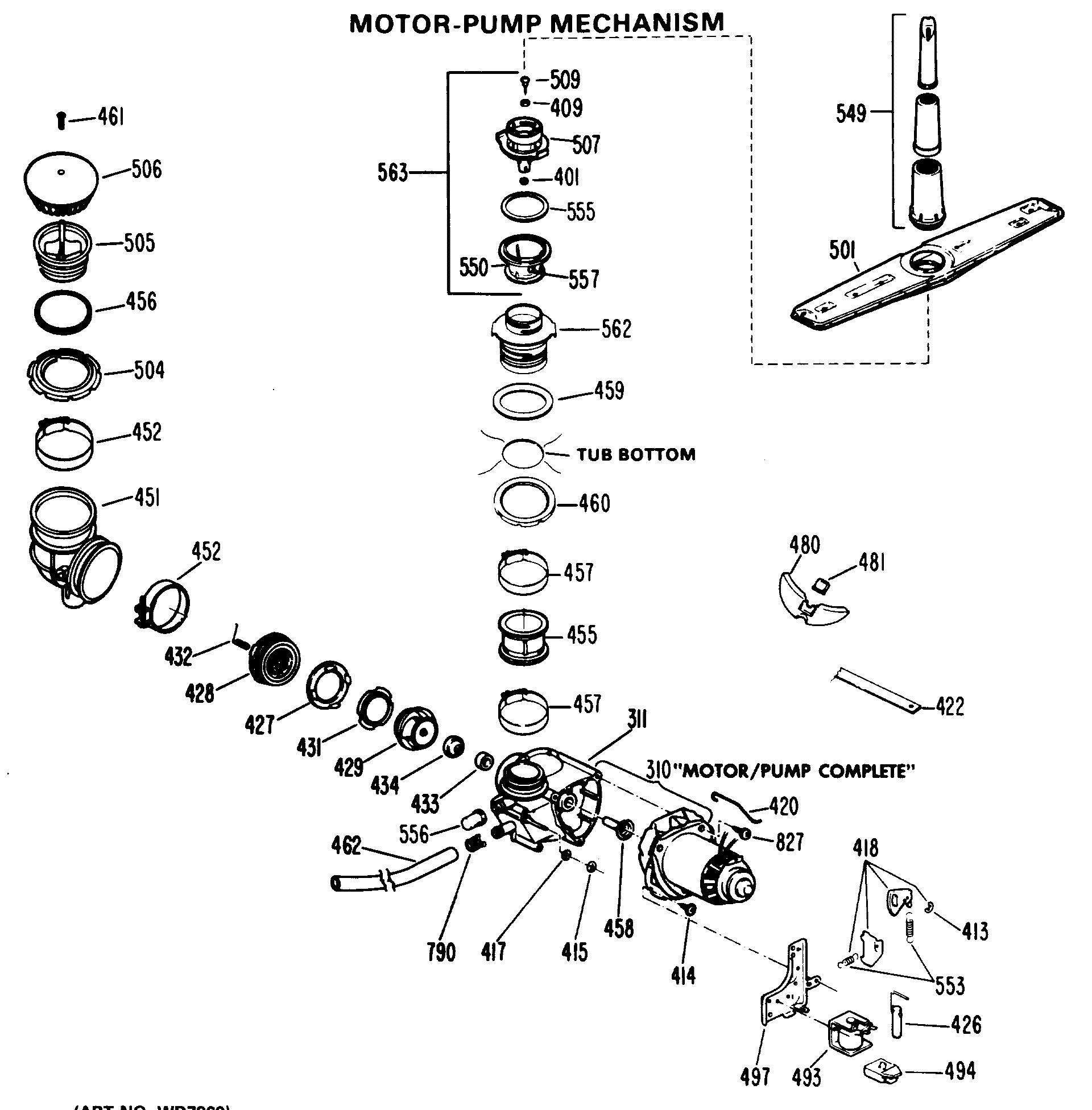 MOTOR-PUMP MECHANISM