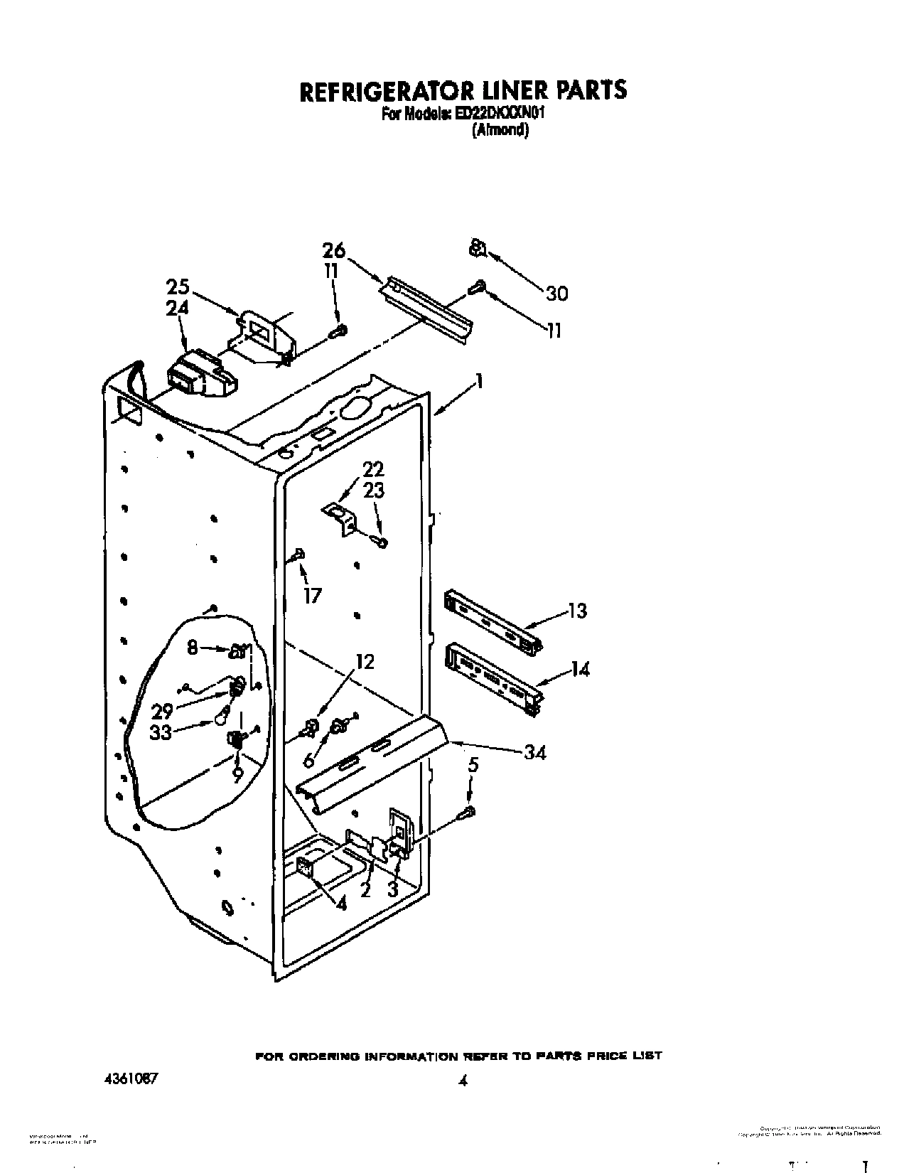 03 - REFRIGERATOR LINER