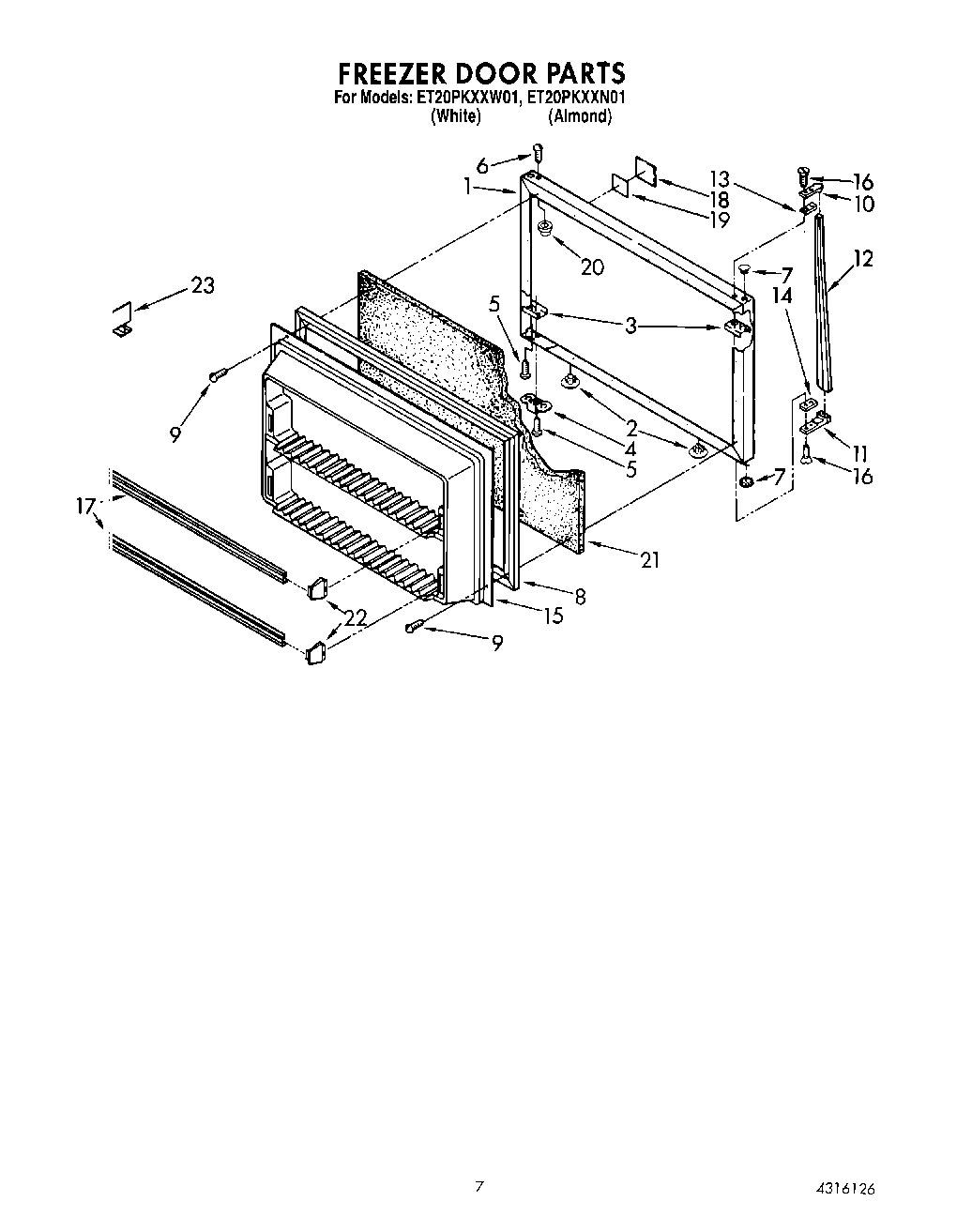 05 - FREEZER DOOR