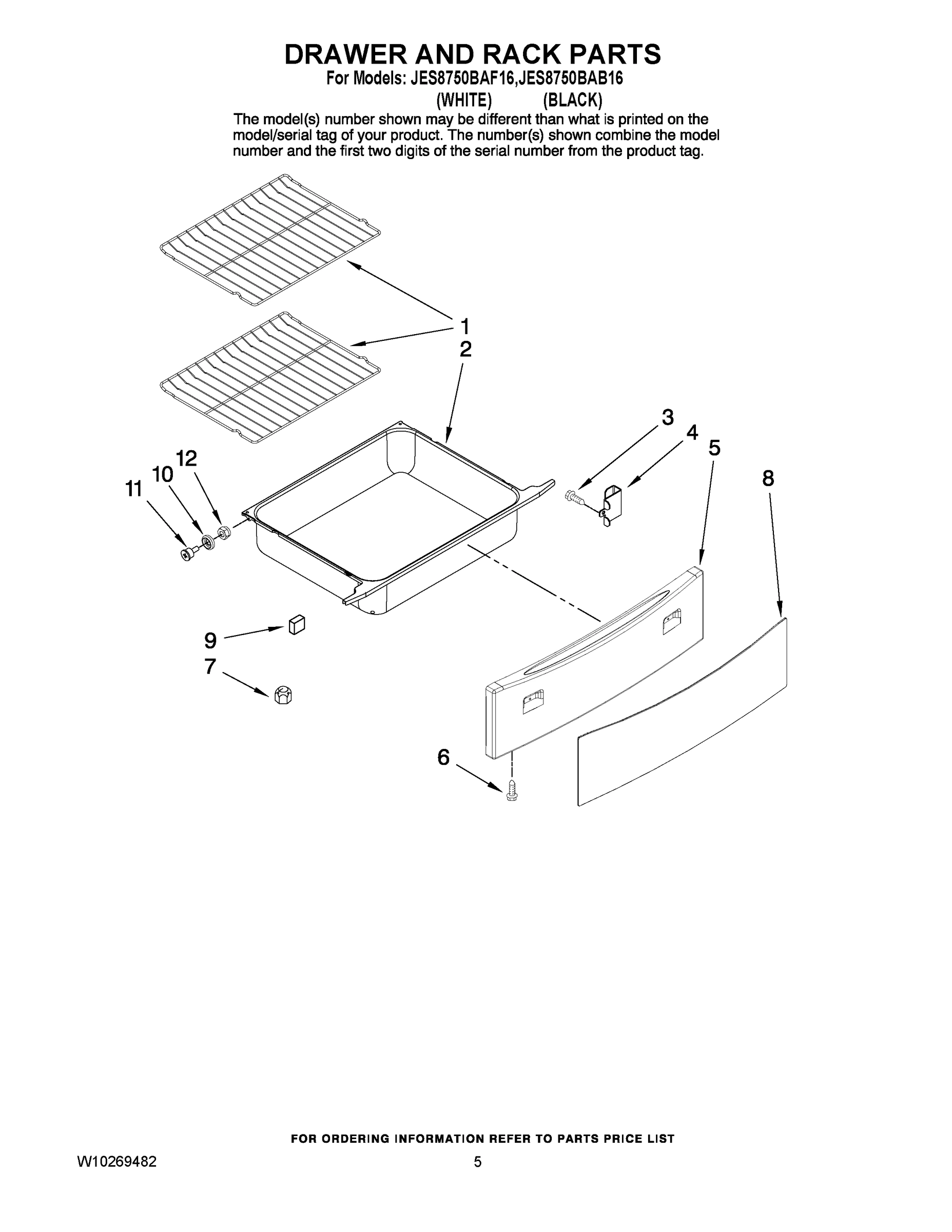 04 - DRAWER AND RACK PARTS