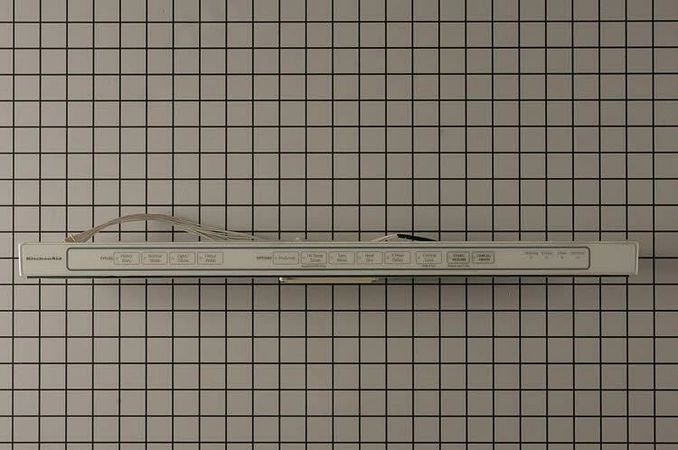 WPW10481145 Whirlpool Dishwasher Control Pane