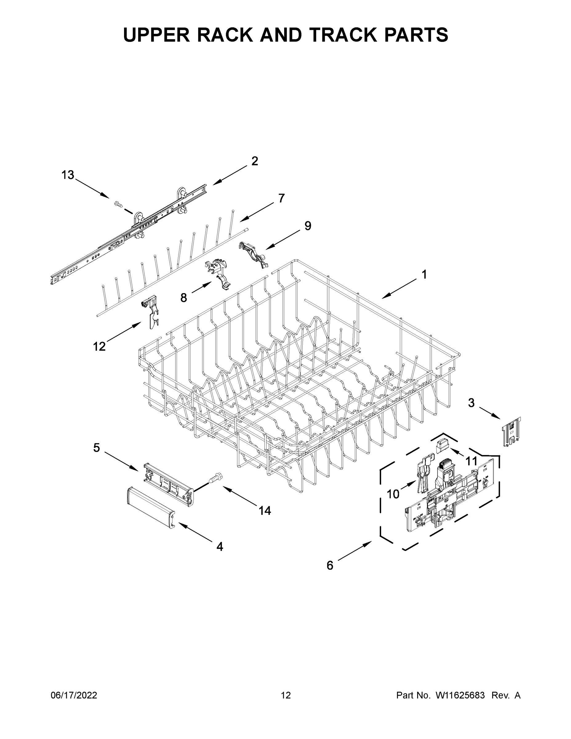 07 - UPPER RACK AND TRACK PARTS