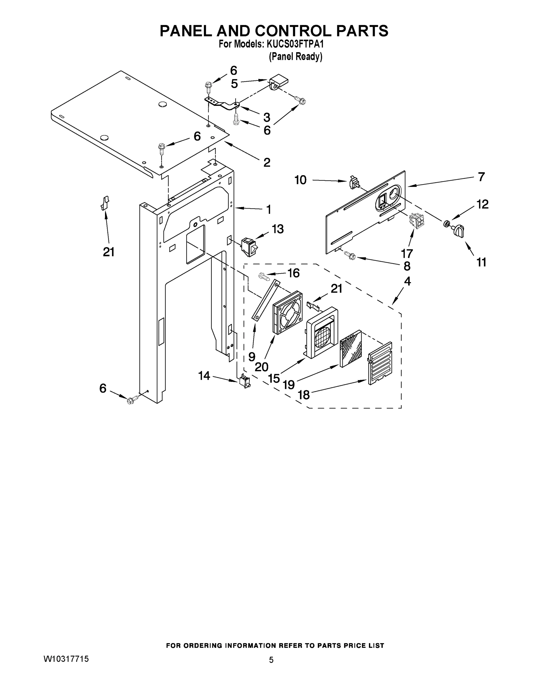 05 - PANEL AND CONTROL PARTS
