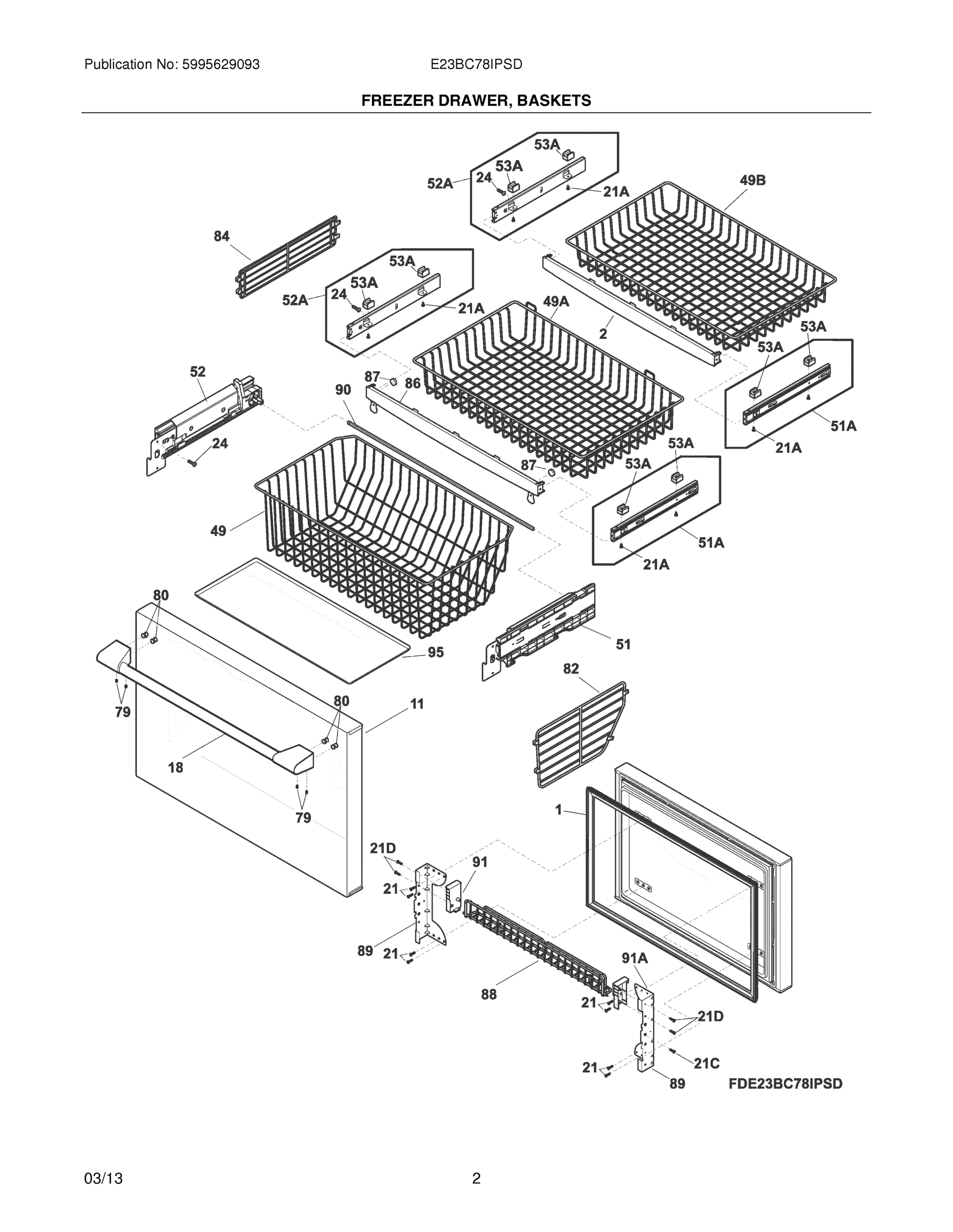 03 - FREEZER DRAWER, BASKETS