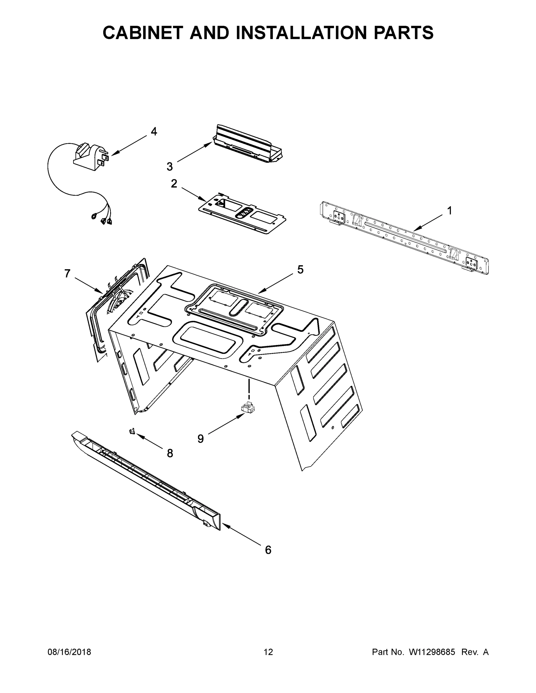 07 - CABINET AND INSTALLATION PARTS