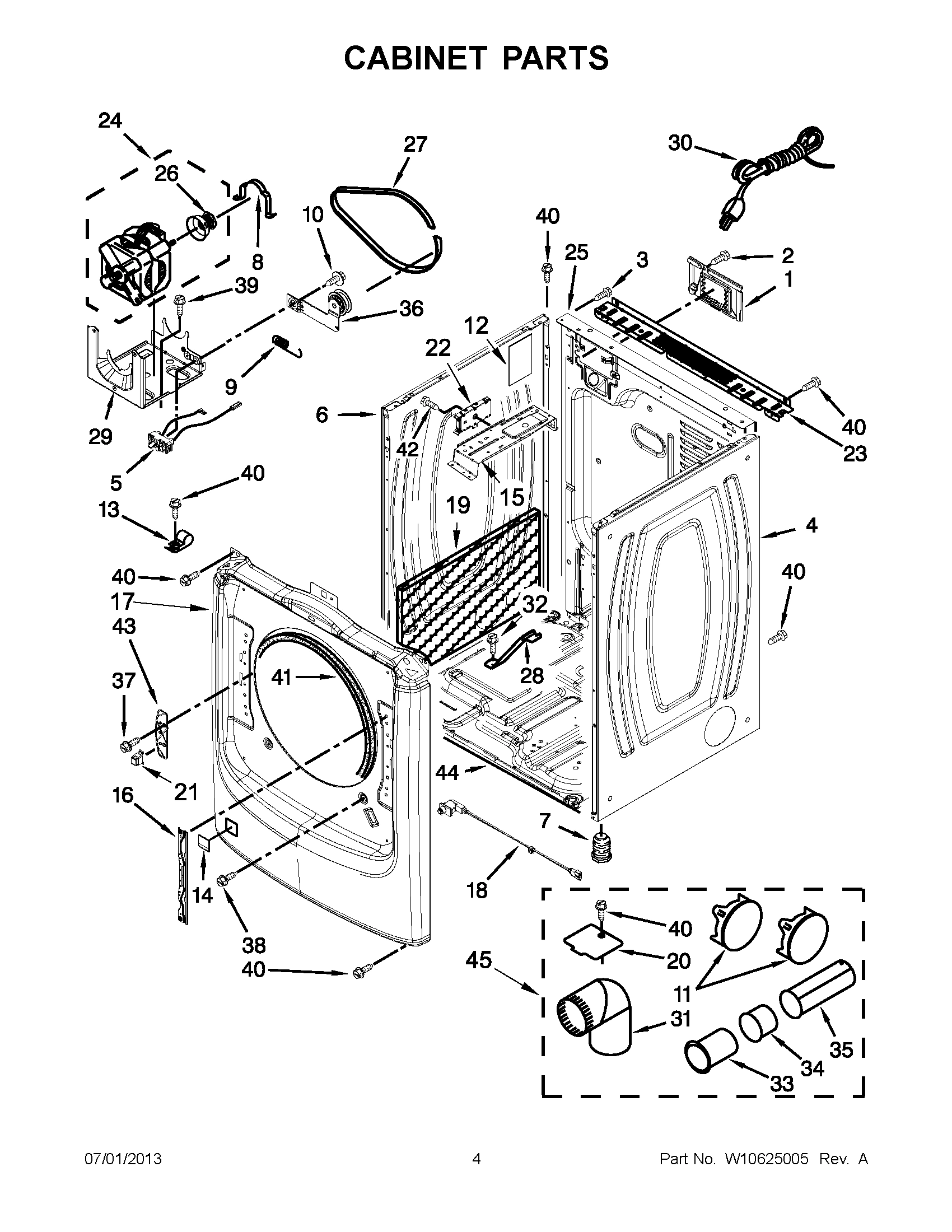 02 - CABINET PARTS