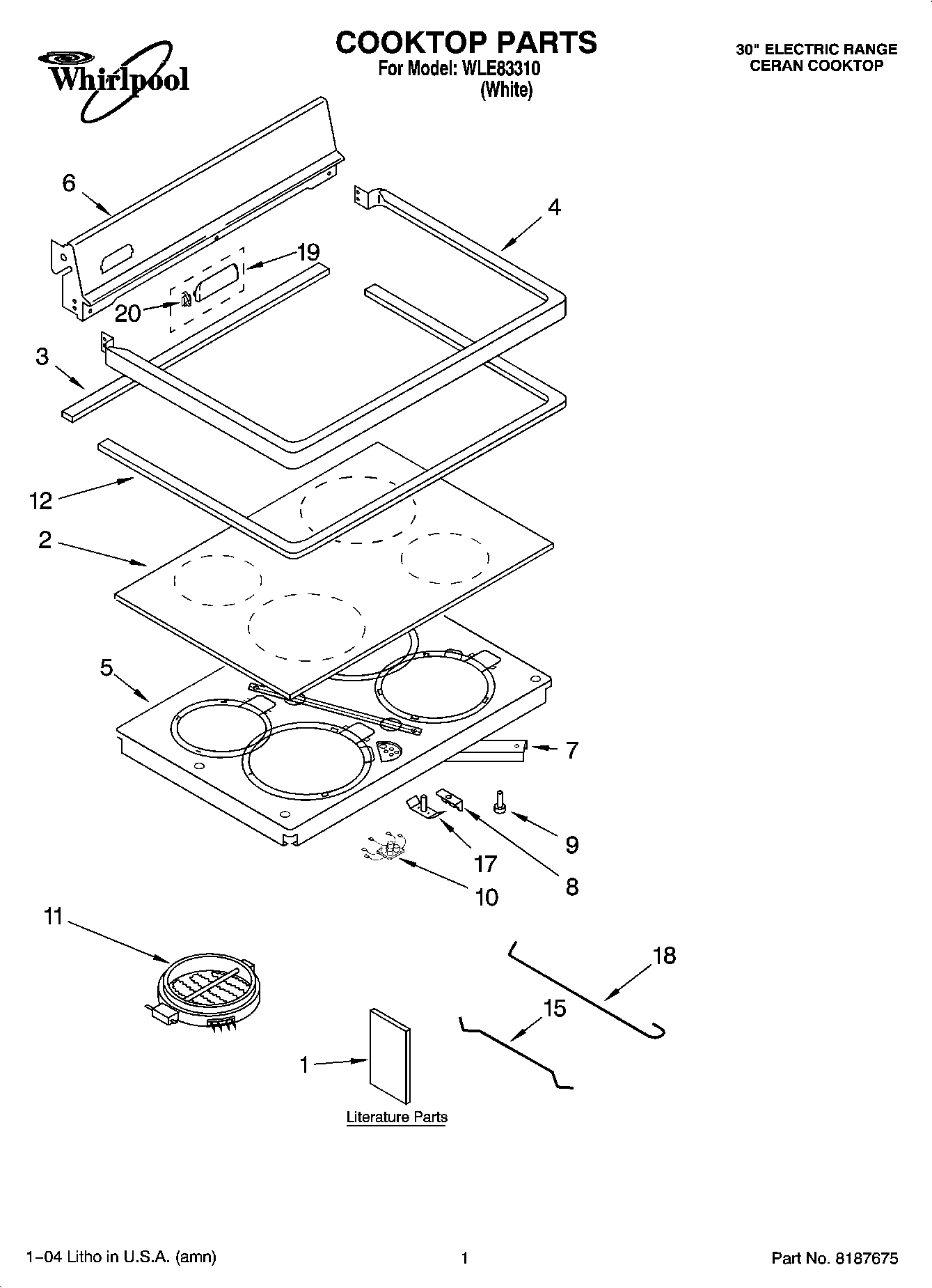 01 - COOKTOP PARTS