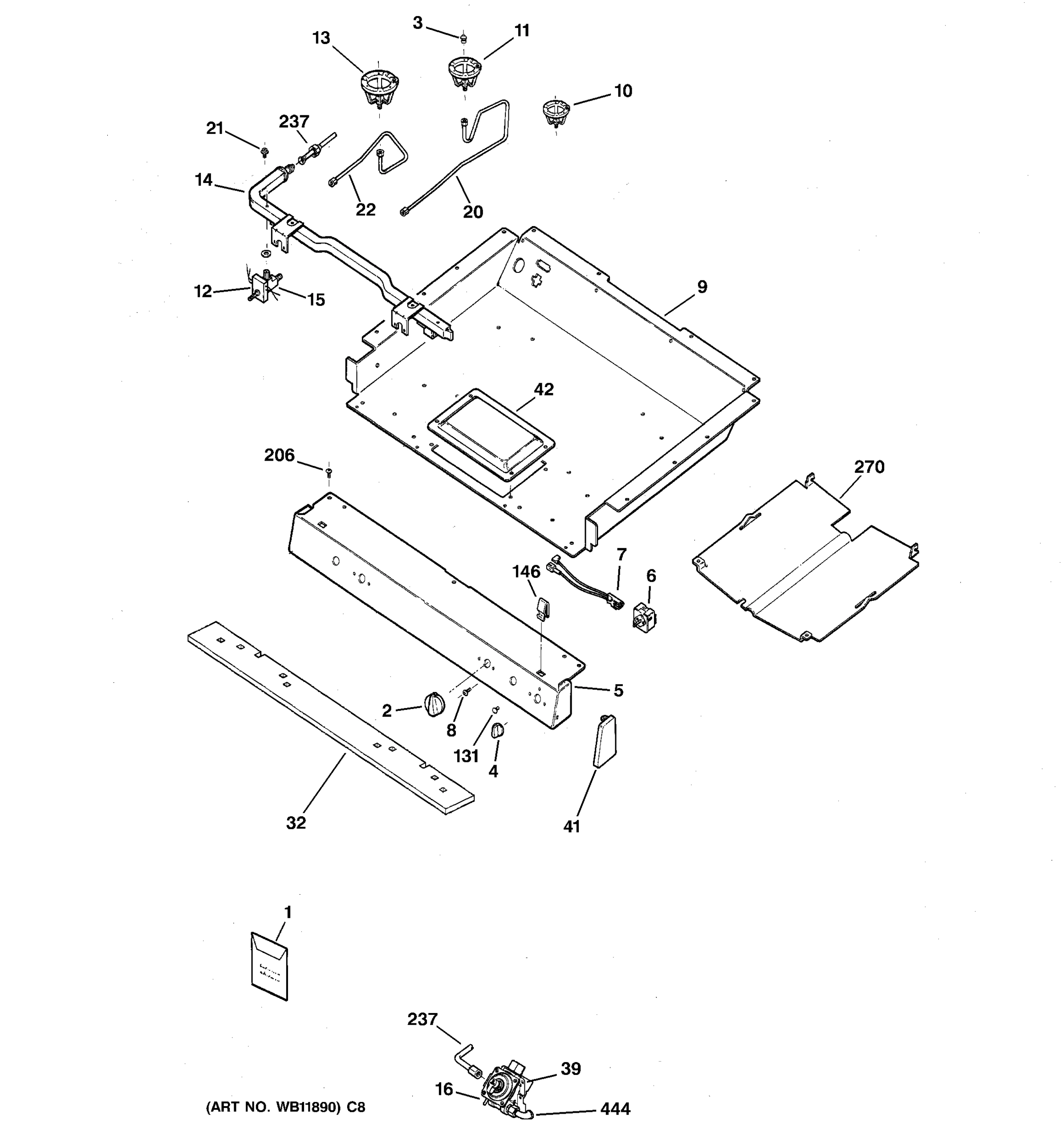 GAS & BURNER PARTS