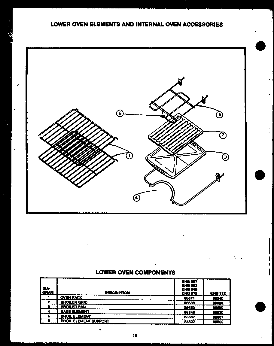04 - LW OVEN ELEMENTS & INTERNAL OVEN ACS