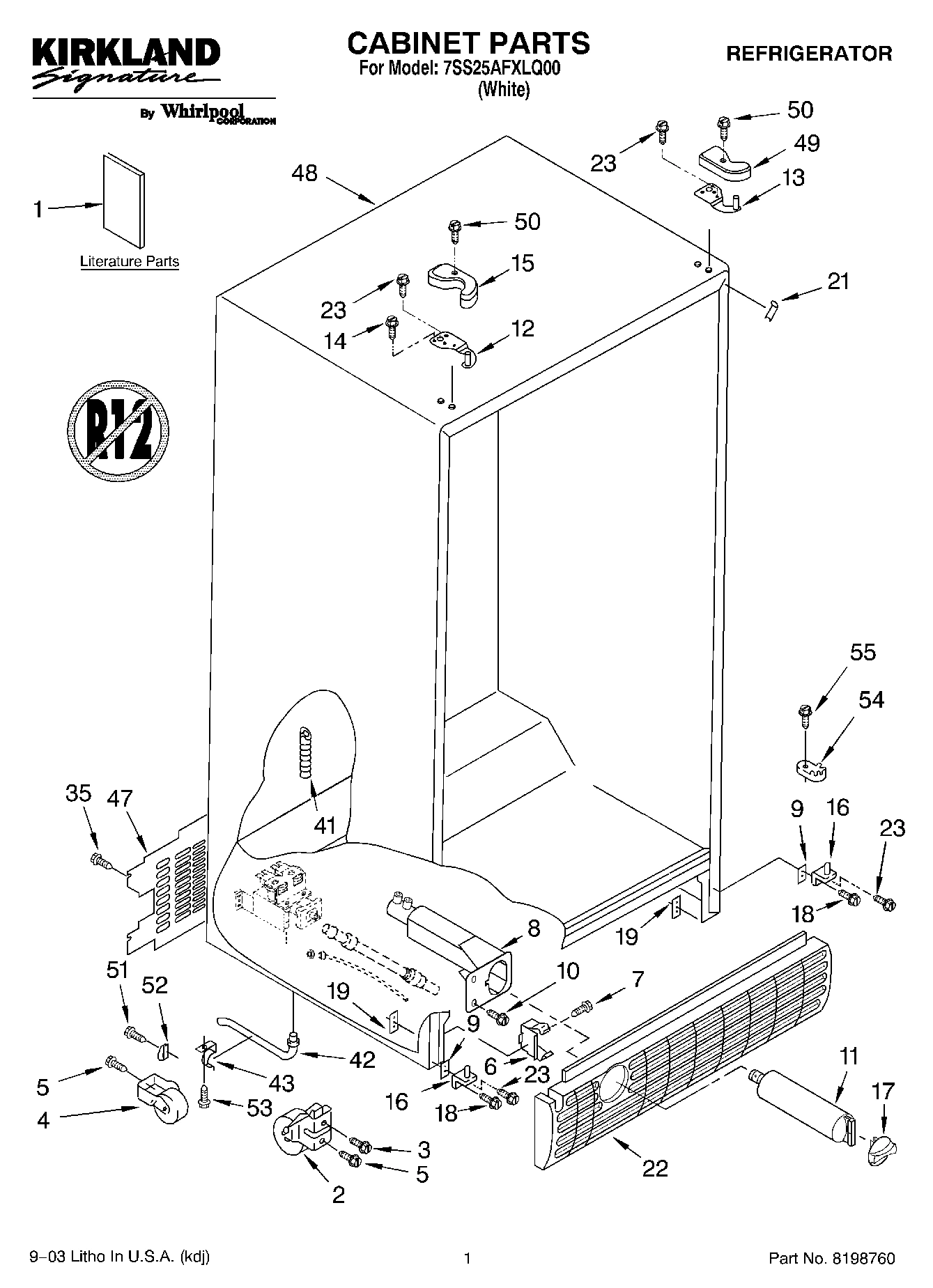 01 - CABINET PARTS
