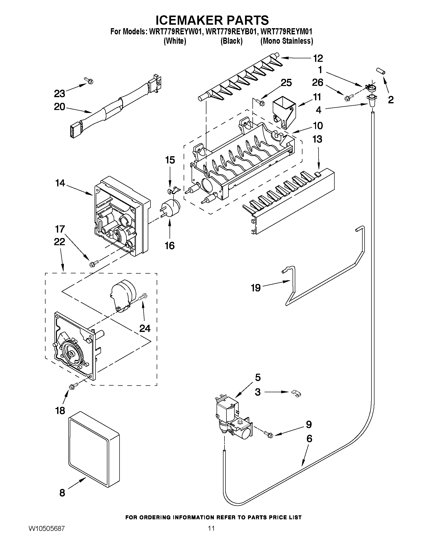 07 - ICEMAKER PARTS