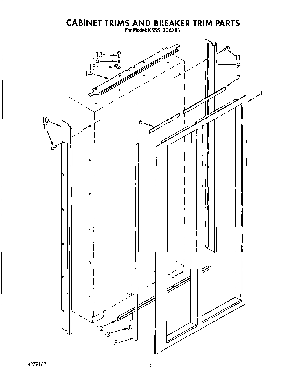 02 - CABINET TRIMS AND BREAKER TRIM