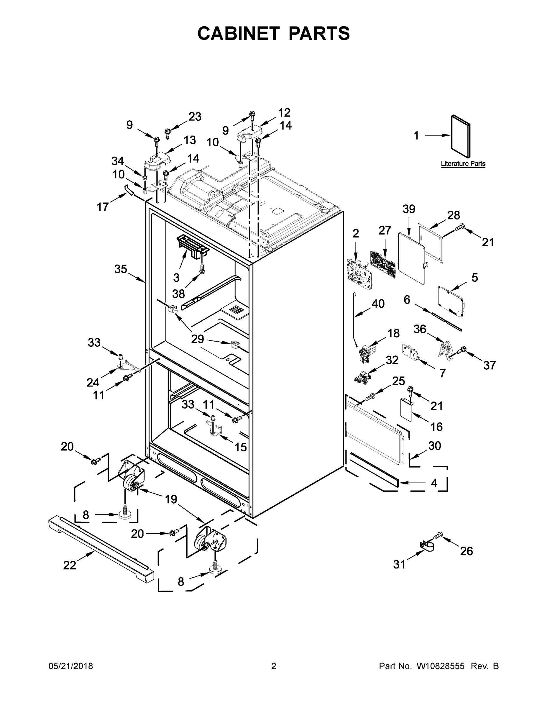 02 - CABINET PARTS