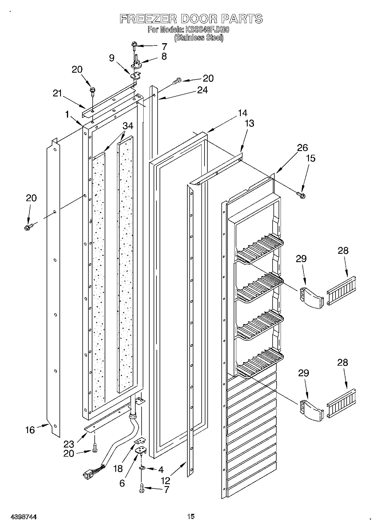 11 - FREEZER DOOR