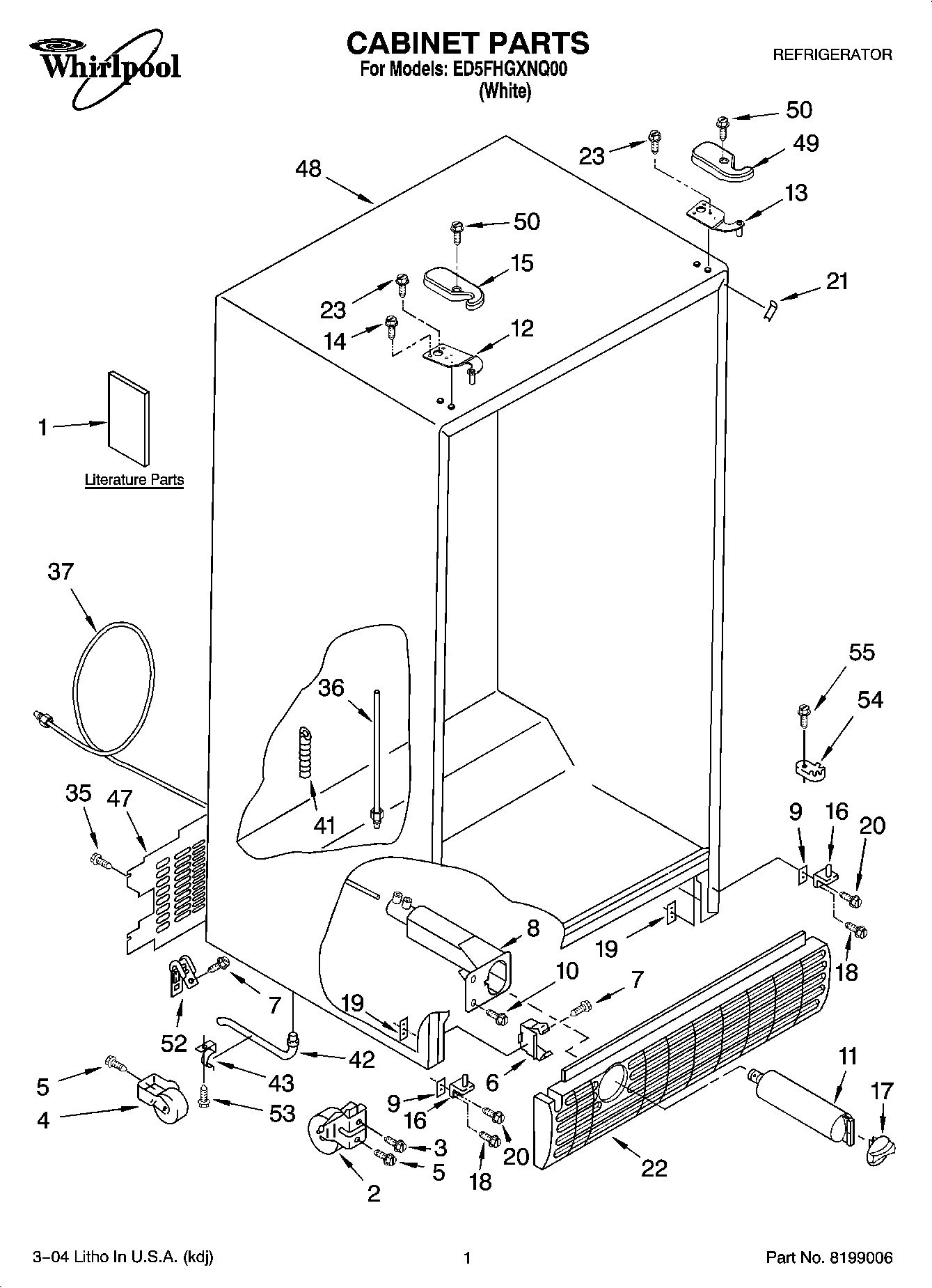 01 - CABINET PARTS