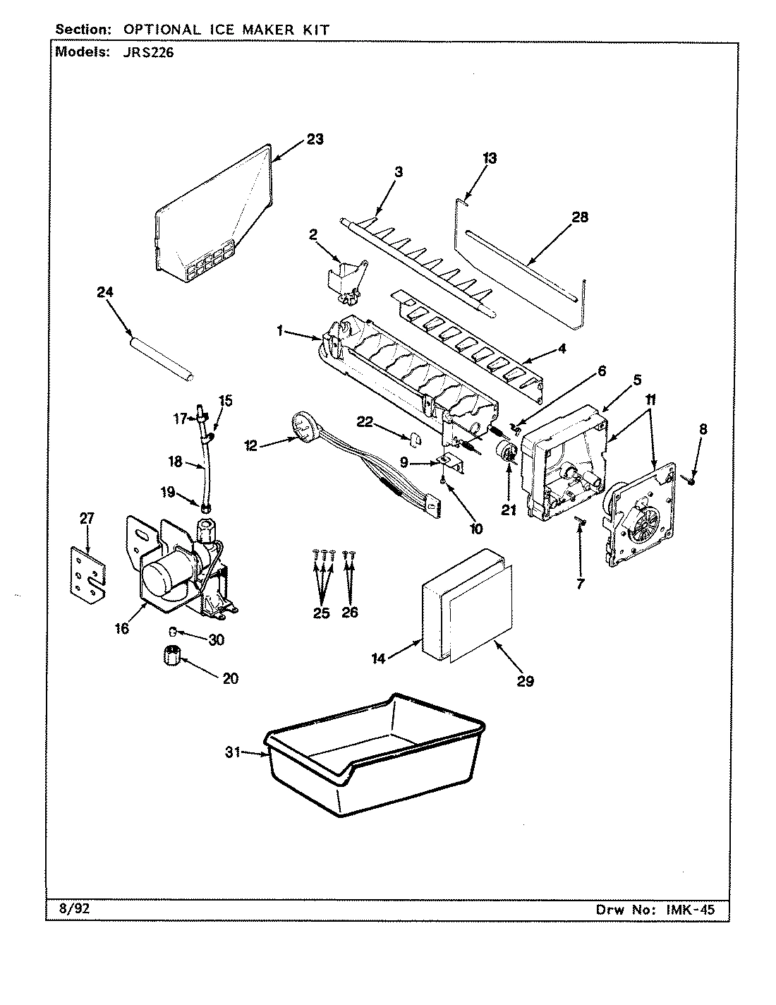 05 - OPTIONAL ICE MAKER KIT