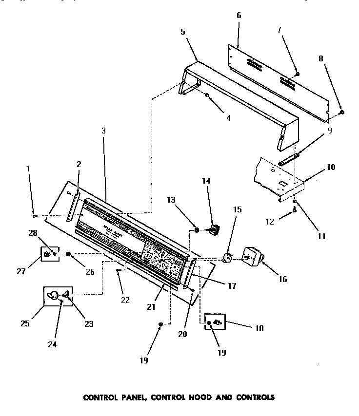 10 - CONTROL PANEL, CONTROL HOOD & CONTROLS