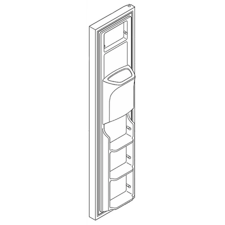 807460014 Frigidaire Refrigerator Freezer Doo