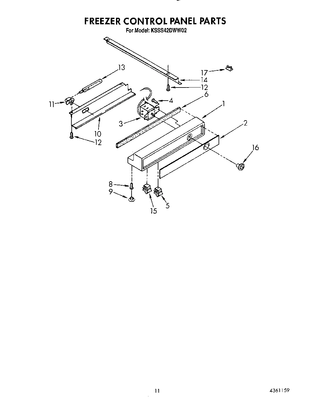 08 - FREEZER CONTROL PANEL