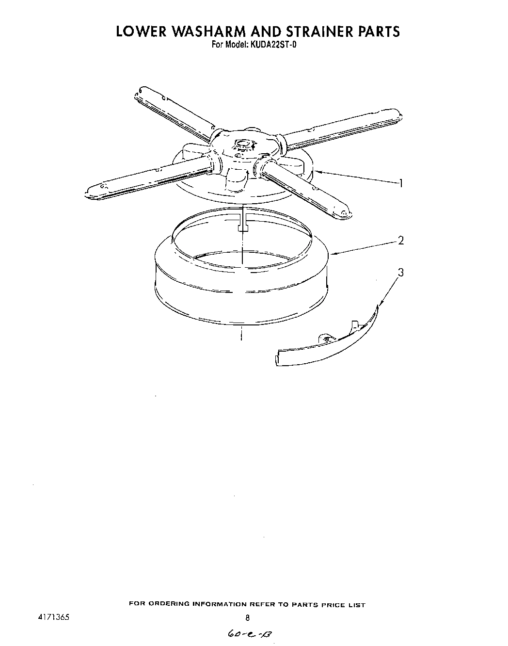 06 - LOWER WASHARM AND STRAINER