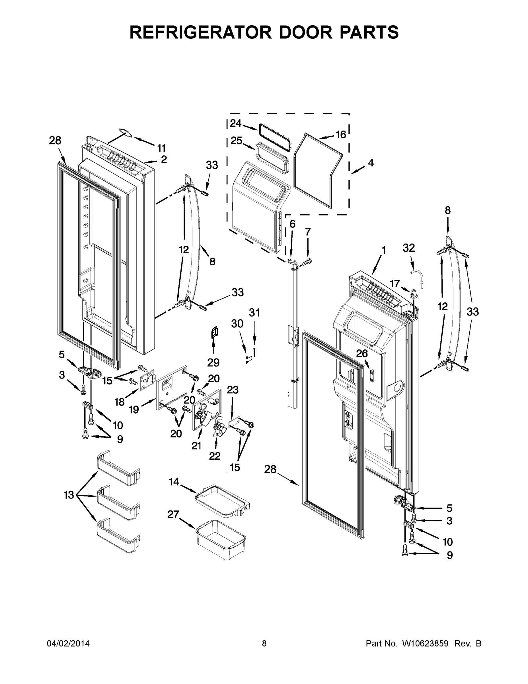 05 - REFRIGERATOR DOOR PARTS