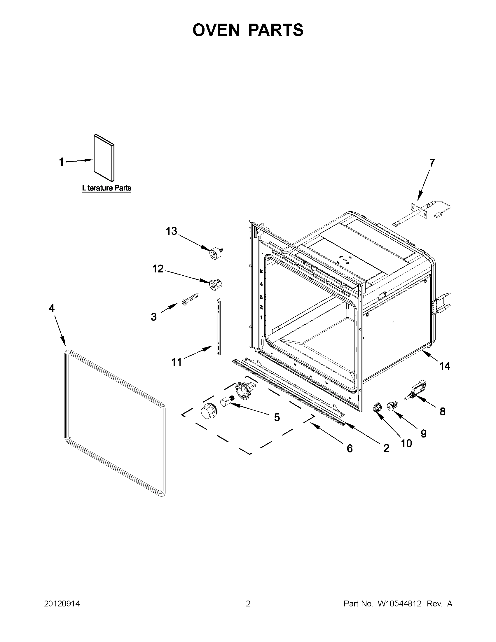 01 - OVEN PARTS