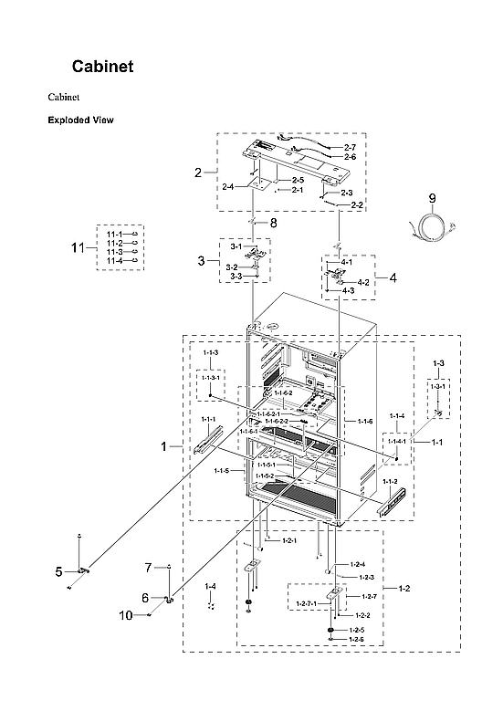 CABINET PARTS