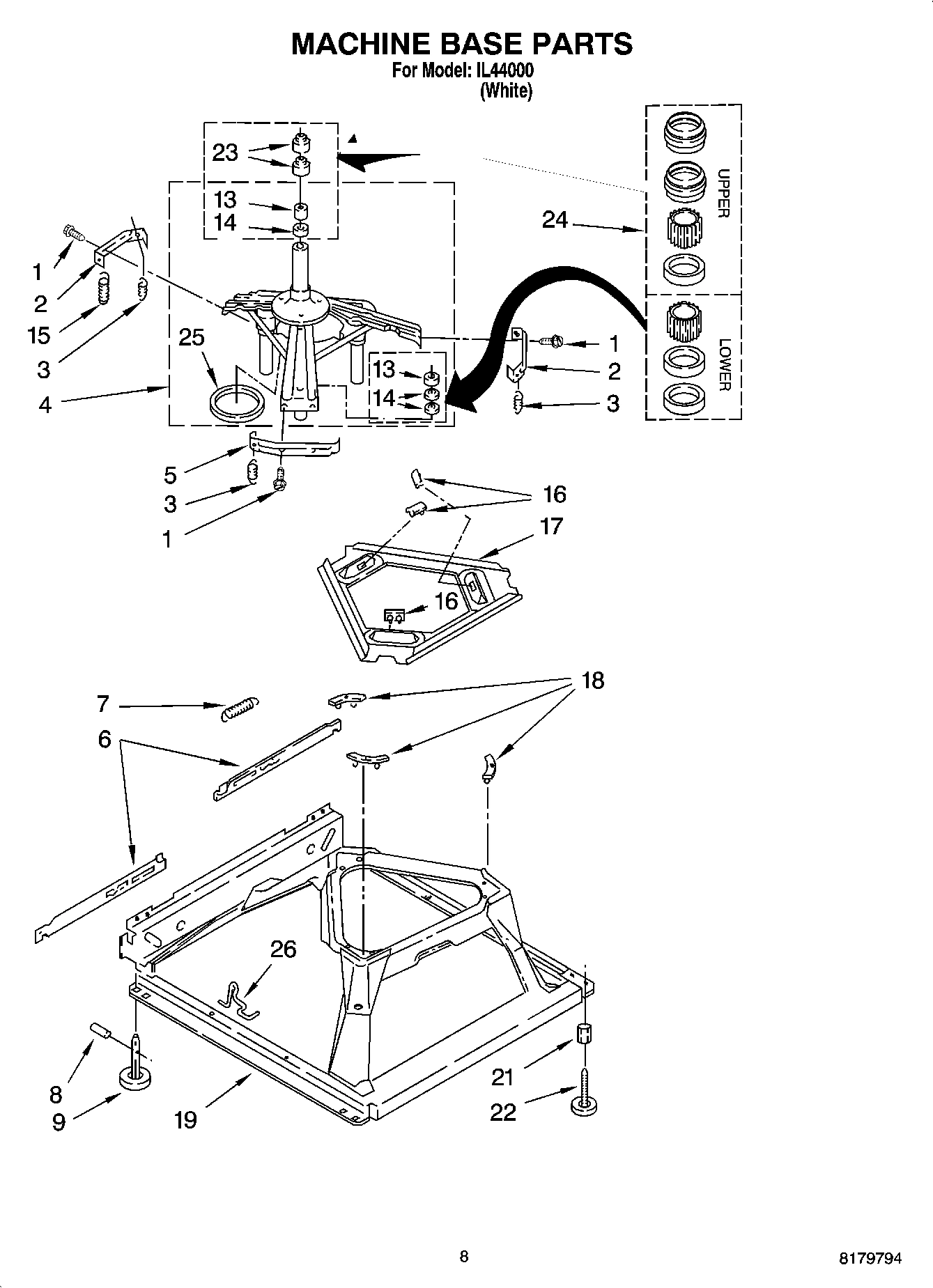 05 - MACHINE BASE PARTS