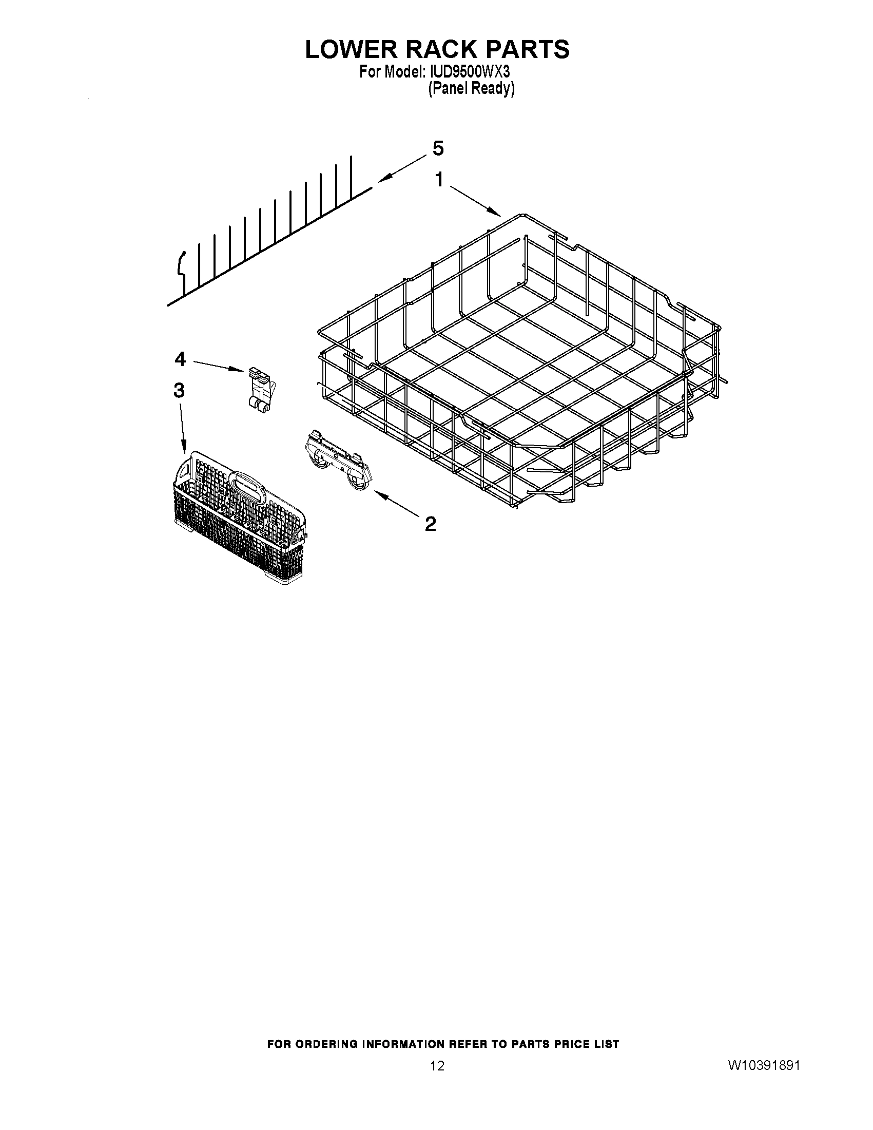 10 - LOWER RACK PARTS