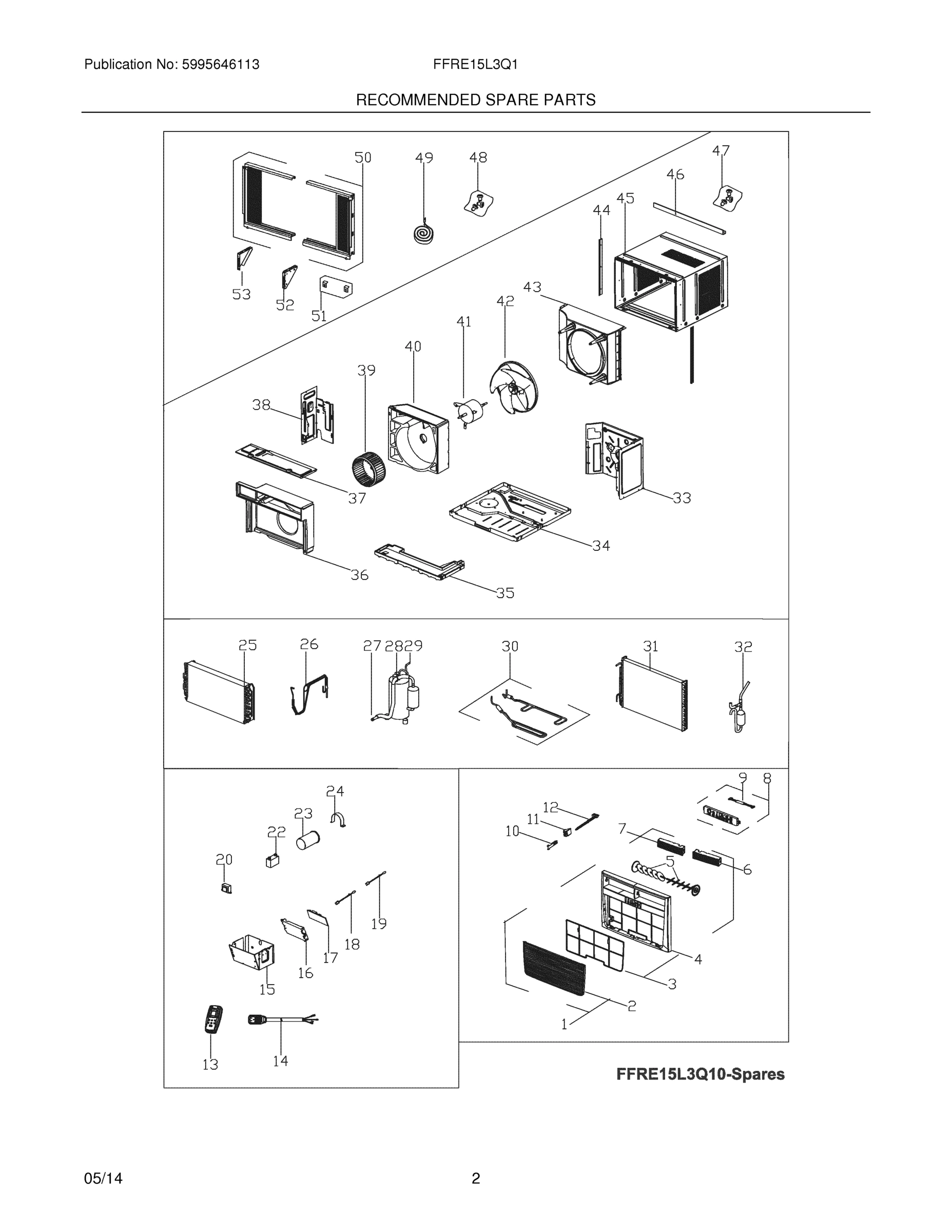 03 - RECOMMENDED SPARE PARTS
