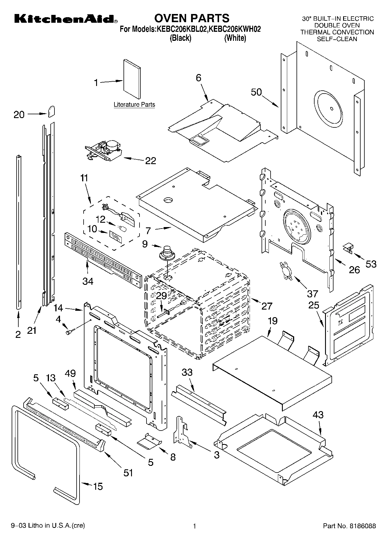 01 - OVEN PARTS